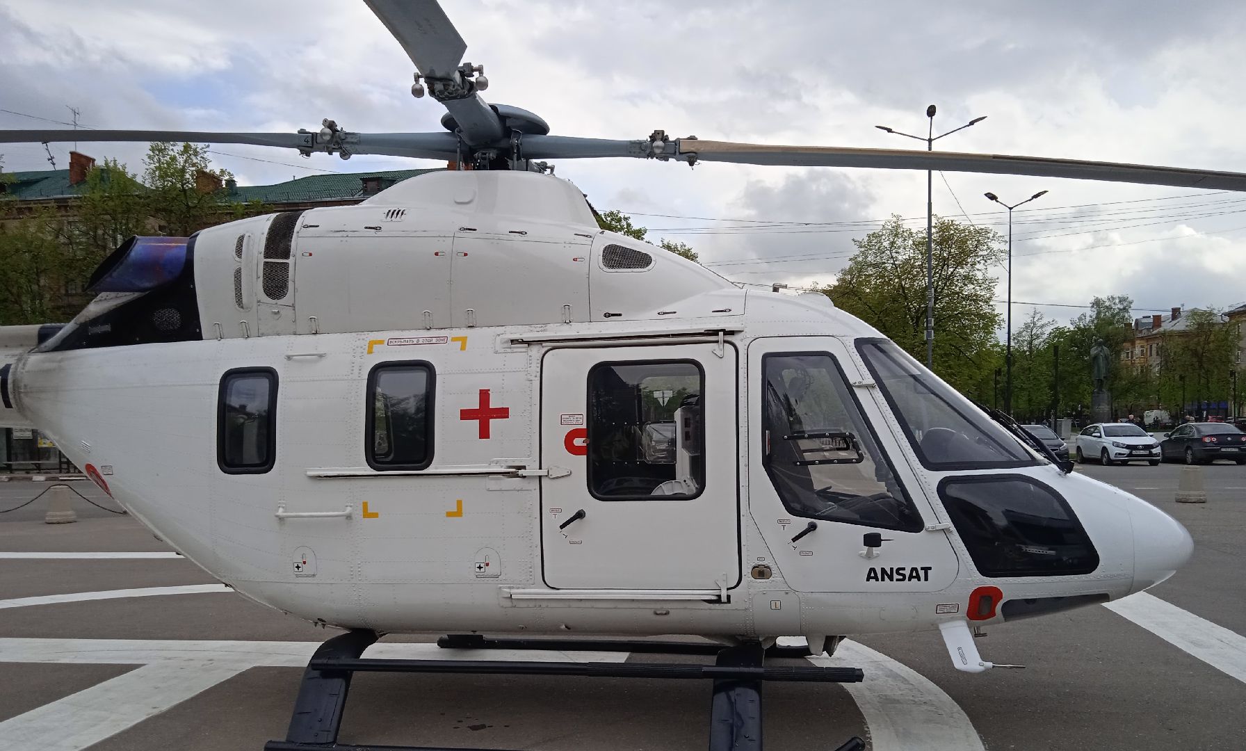 вертолёт, Жуковская, ГКБ, пациент, инсульт, санавиация