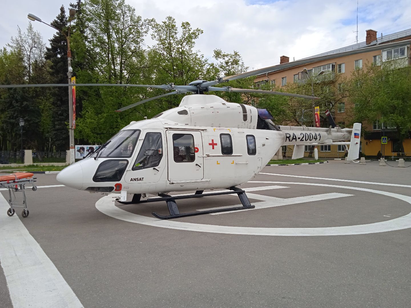 вертолёт, Жуковская, ГКБ, пациент, инсульт, санавиация