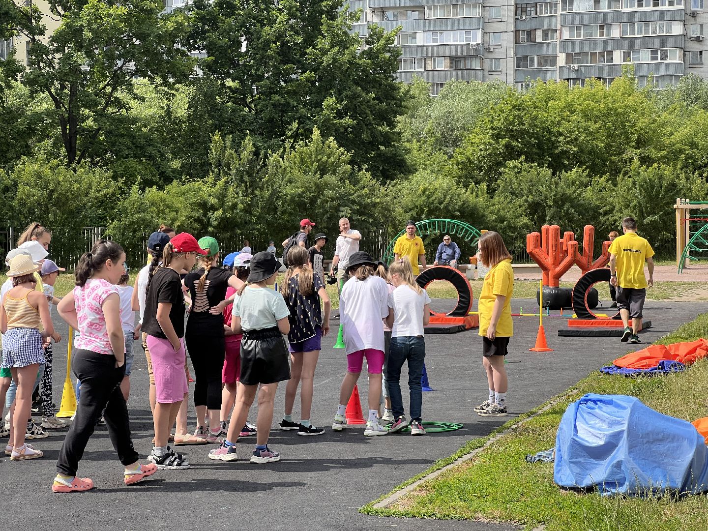 Химки, спорт, школьный лагерь, спартакиада