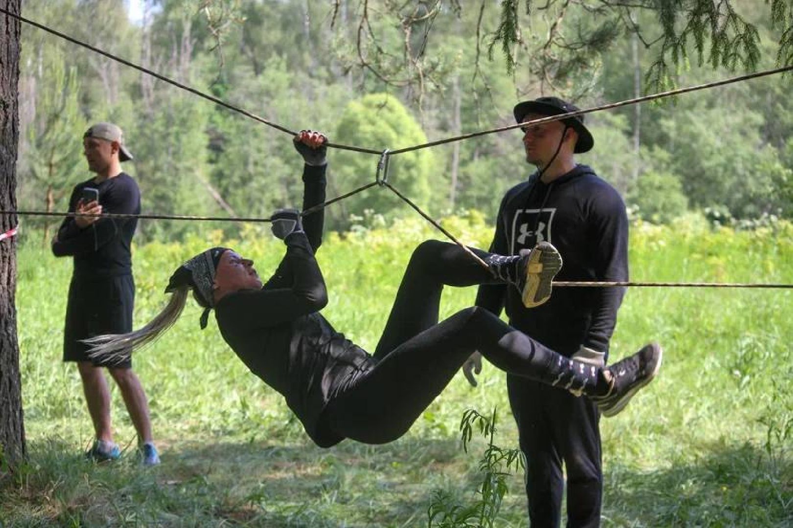 Руза, турслет, команда, спорт, лето, отдых, отряд красные панамы