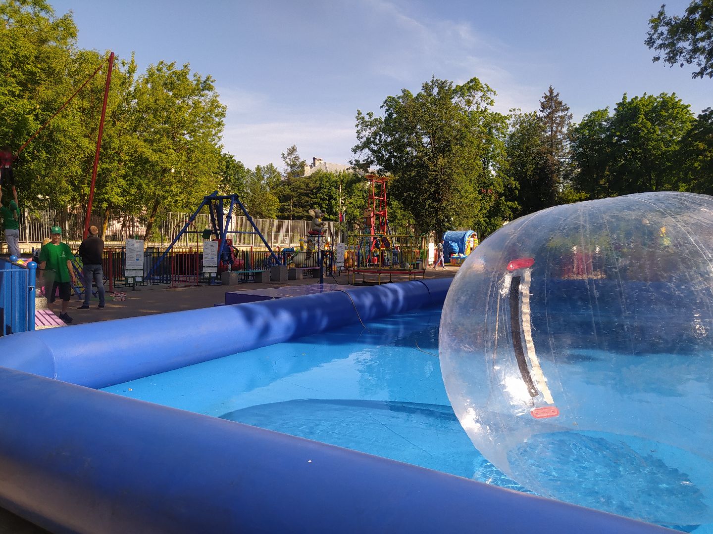 Истра, аттракционы, парк