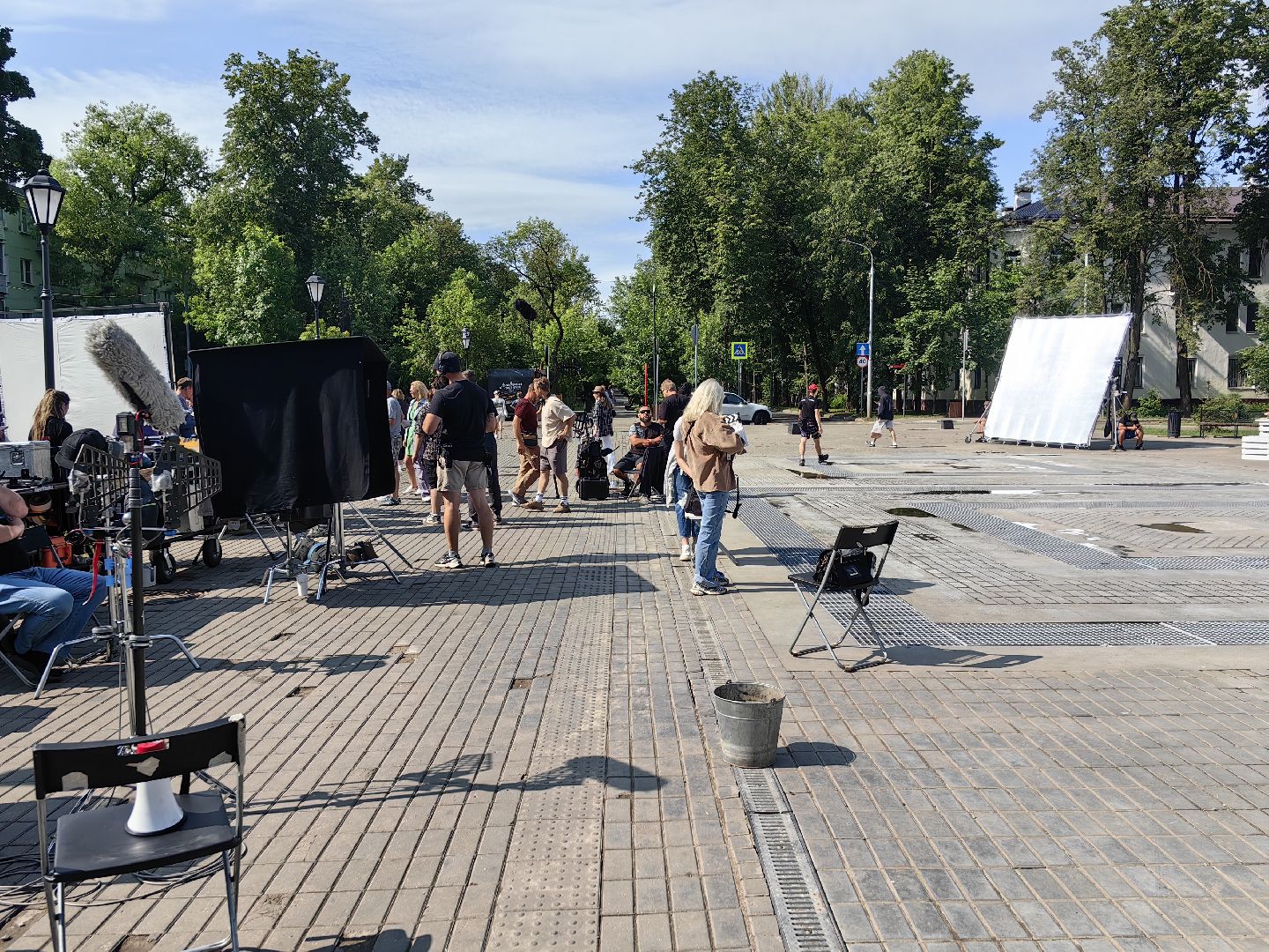 Сериал, комедия, съёмки, площадка, массовка