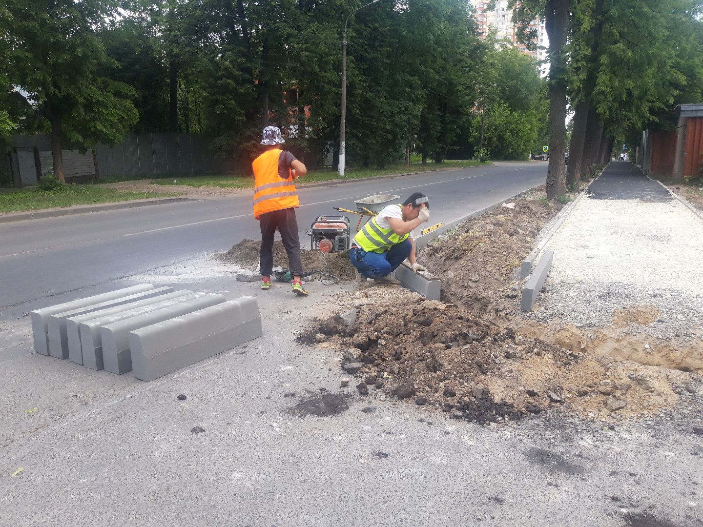 ремонт дорог, доброе дело,