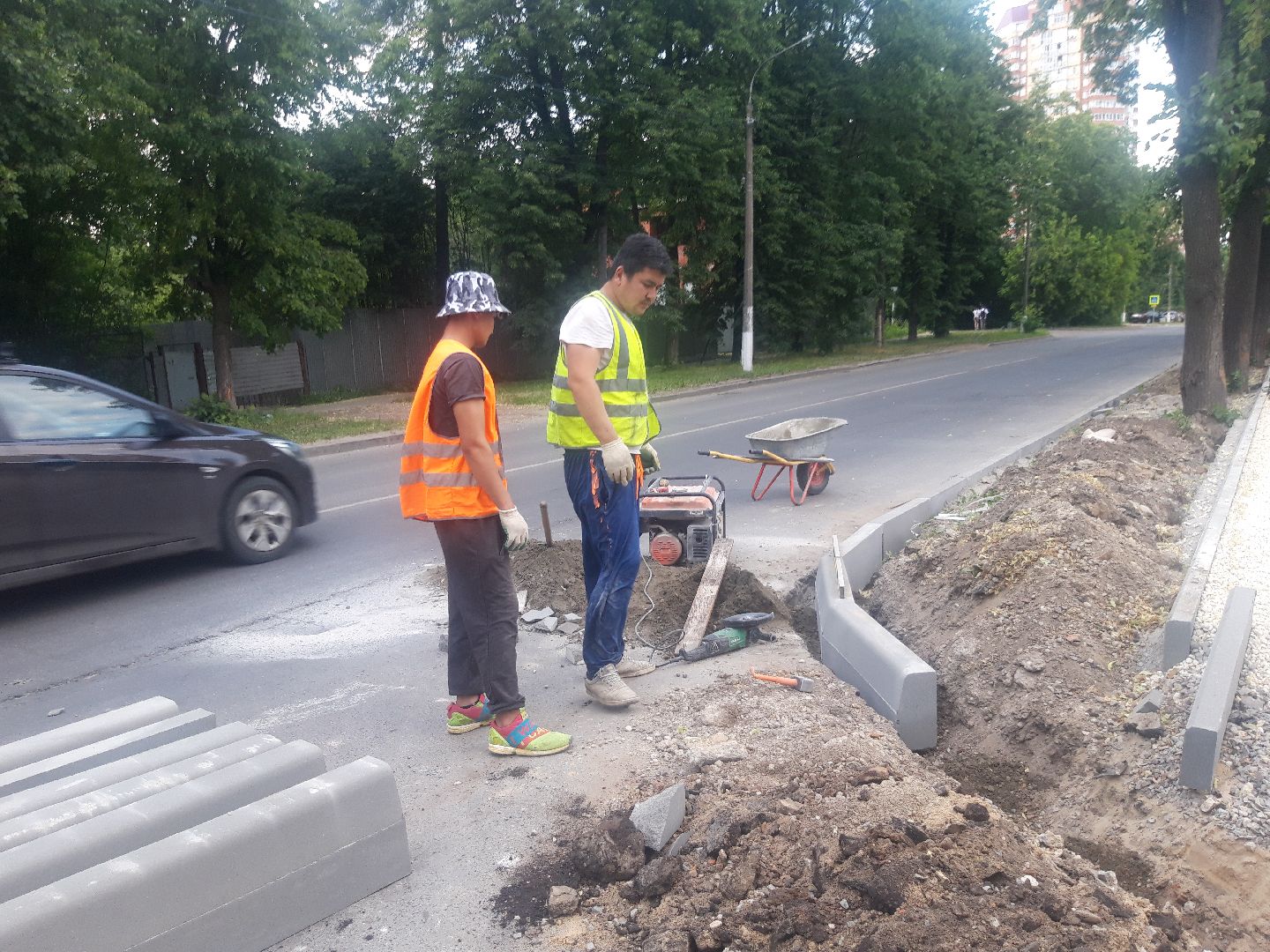 ремонт дорог, доброе дело,