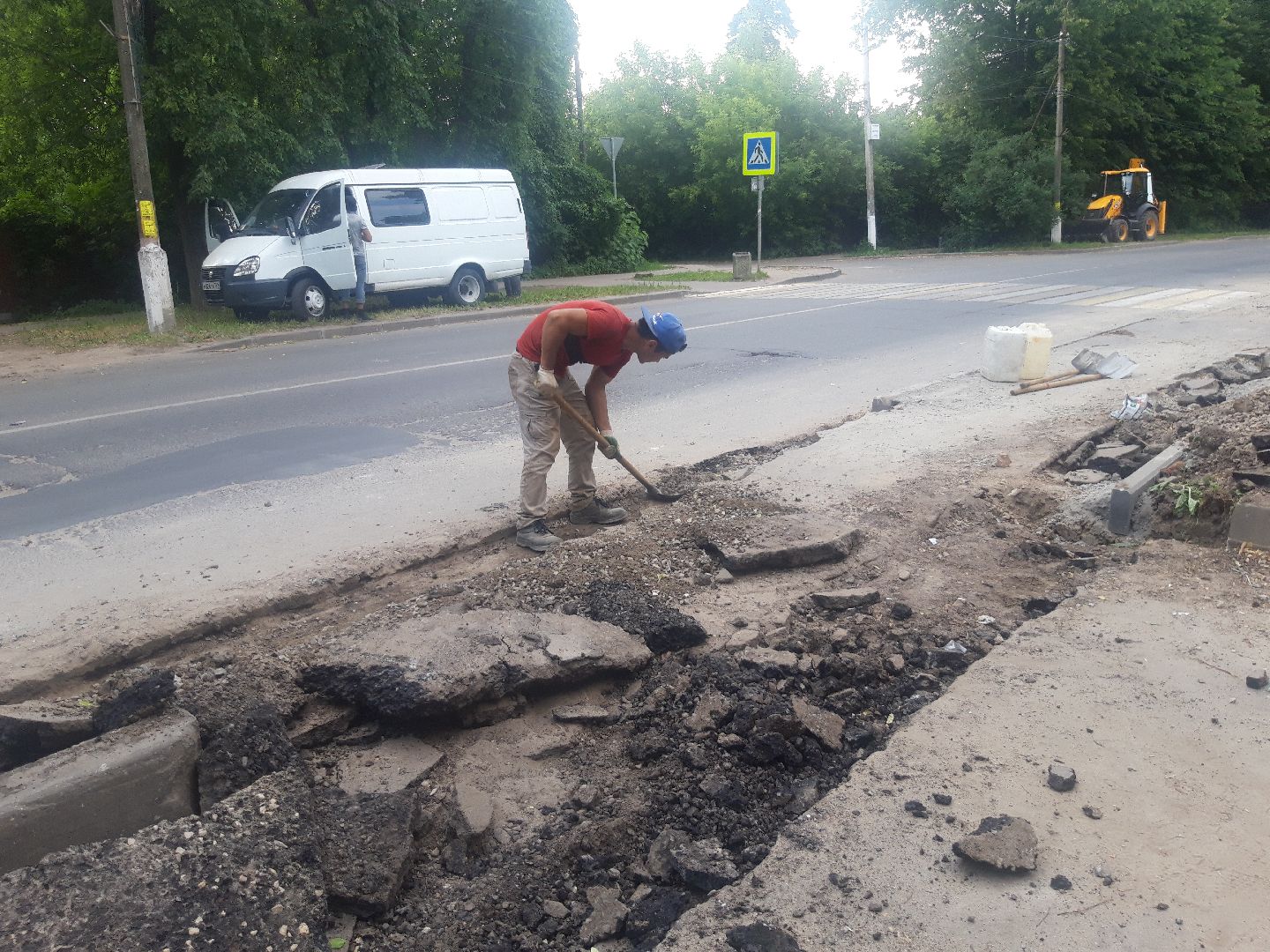 ремонт дорог, доброе дело,