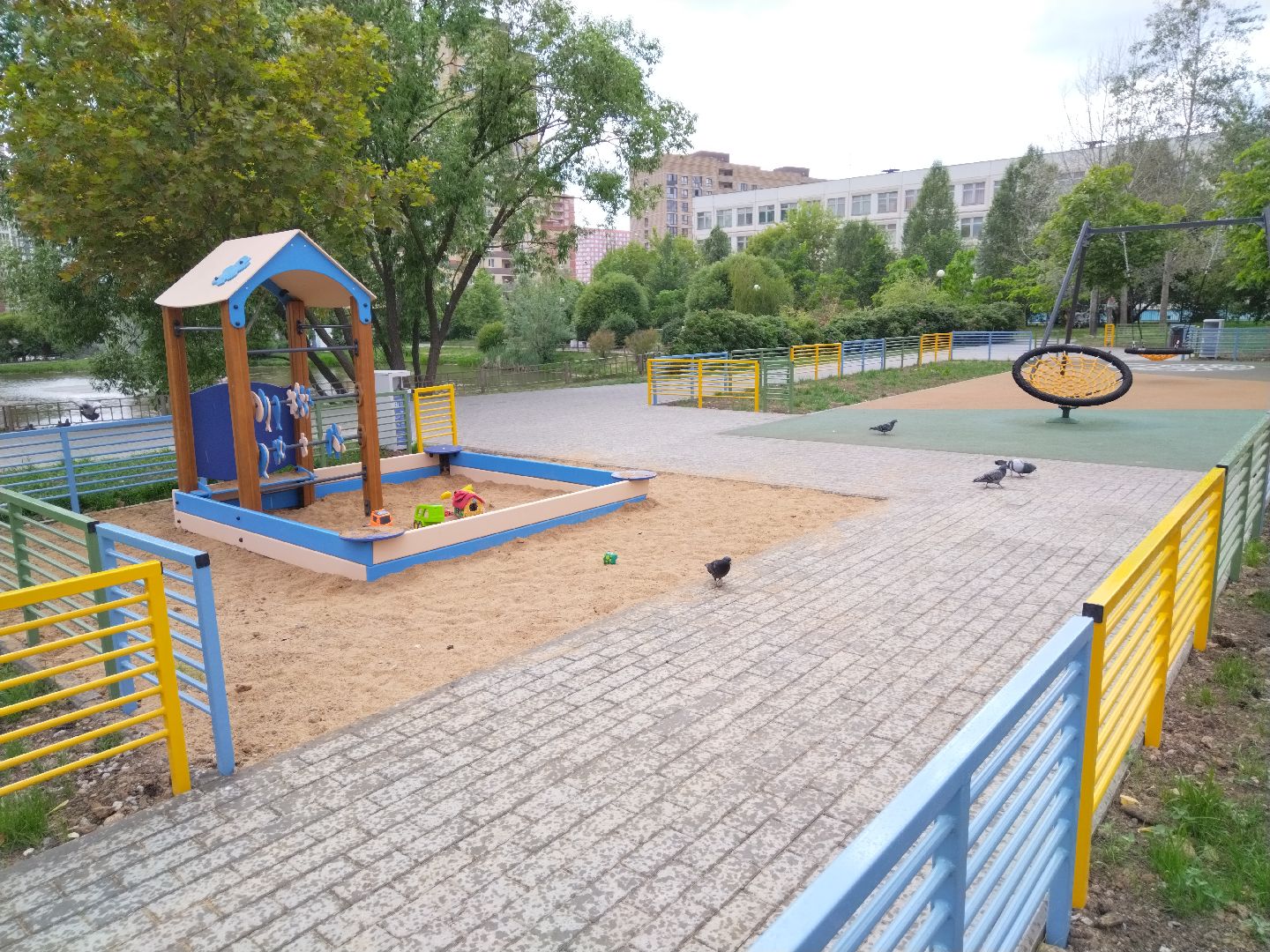 Губернаторская ДИП, детская площадка, география, Мытищи, Колпакова