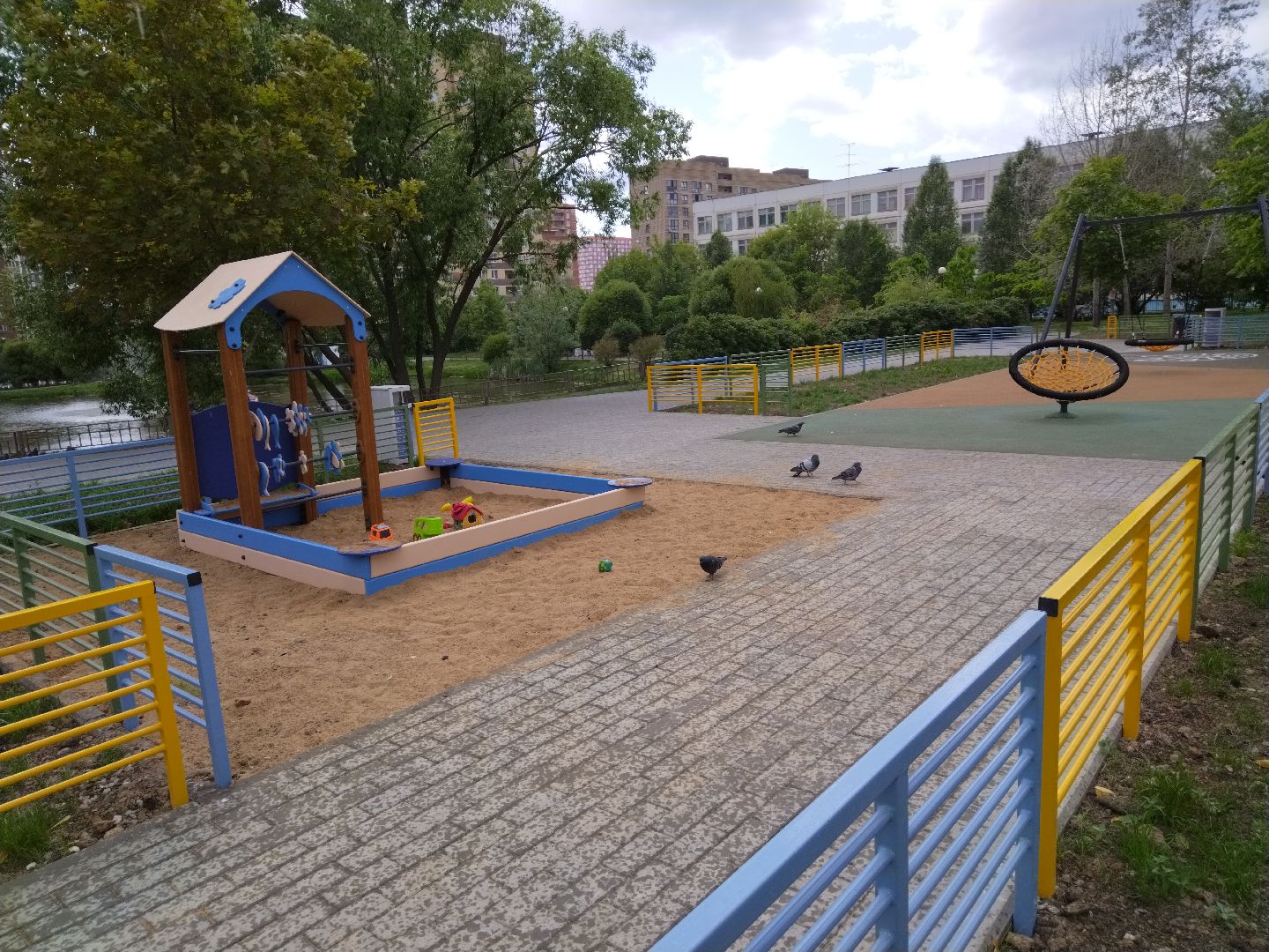 Губернаторская ДИП, детская площадка, география, Мытищи, Колпакова