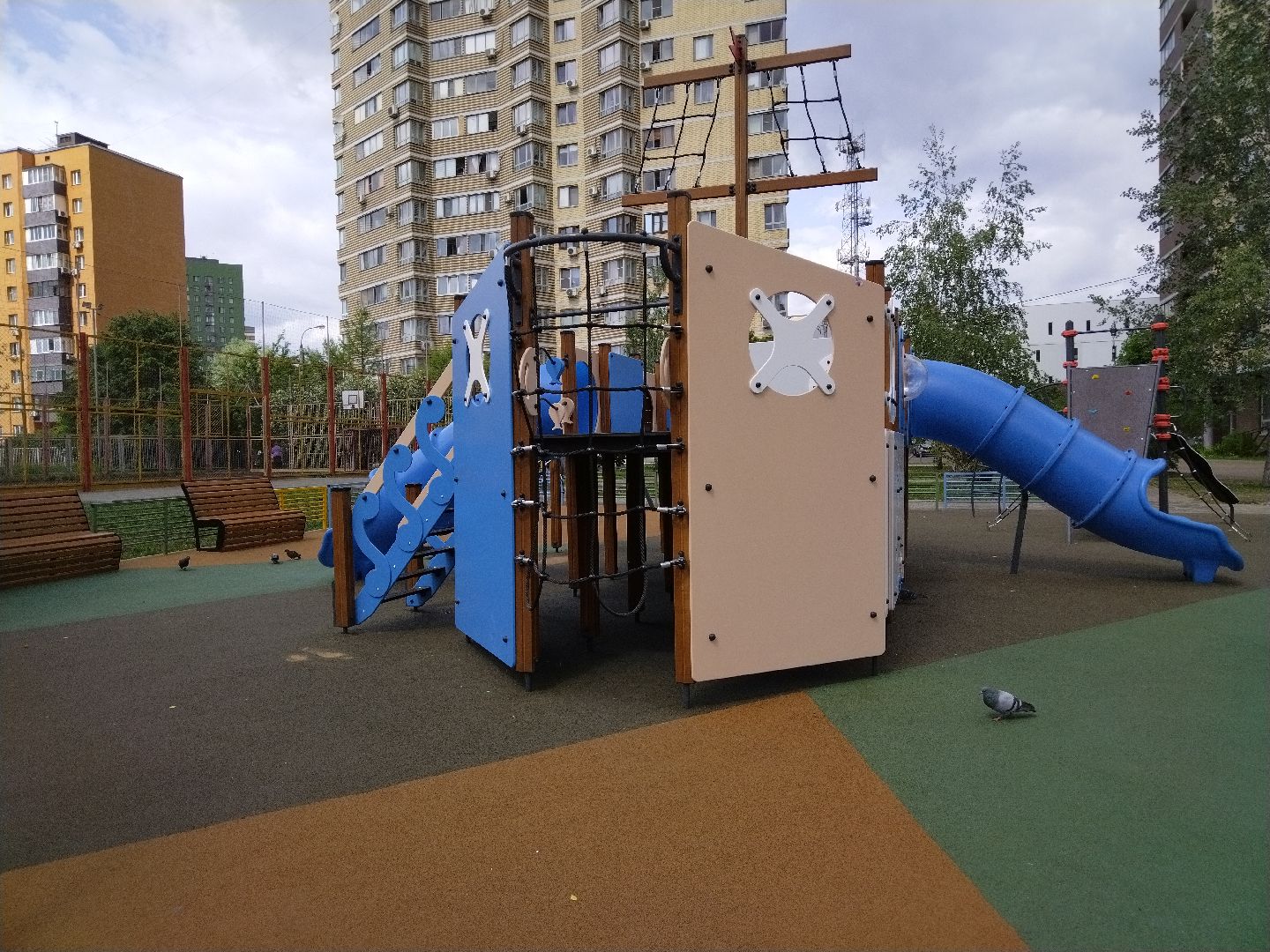 Губернаторская ДИП, детская площадка, география, Мытищи, Колпакова