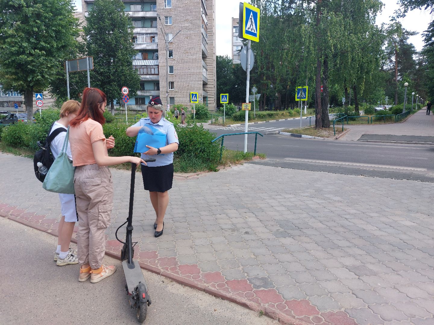 пешеходный переход, Госавтоинспекция, Протвино, акция, безопасность
