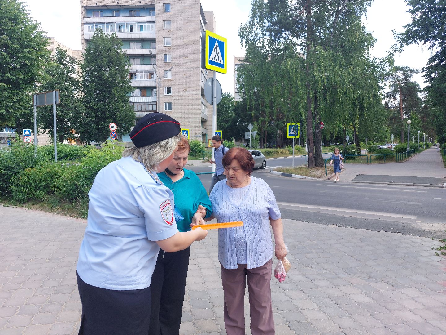 пешеходный переход, Госавтоинспекция, Протвино, акция, безопасность