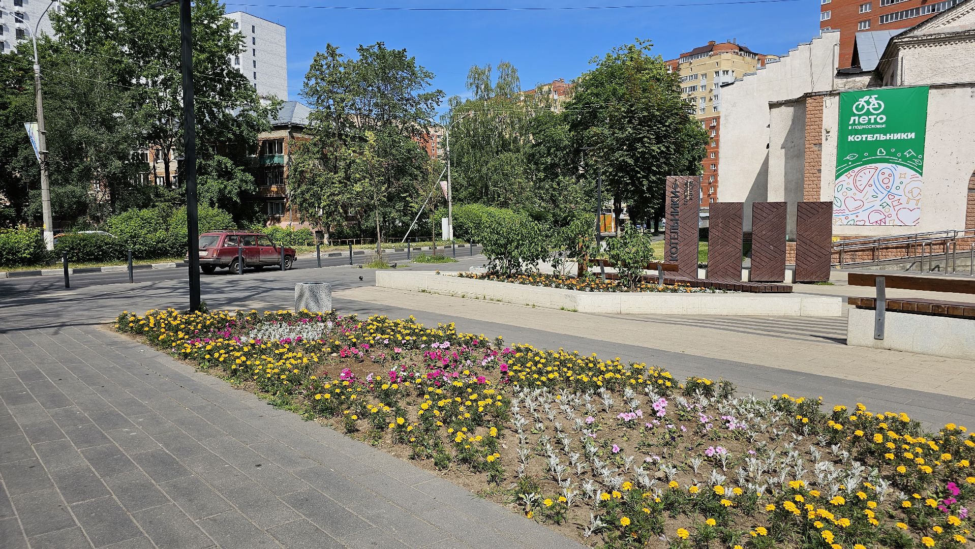 цветники, посадка цветов, уход за растениями, Котельники