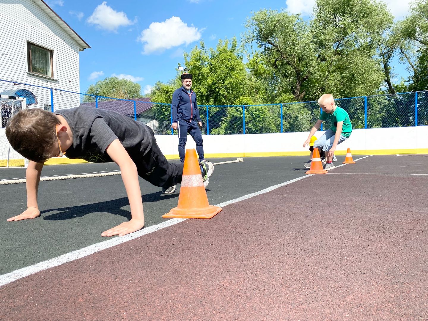 Домодедово, школьный лагерь, спортивная игра, дети, школьники