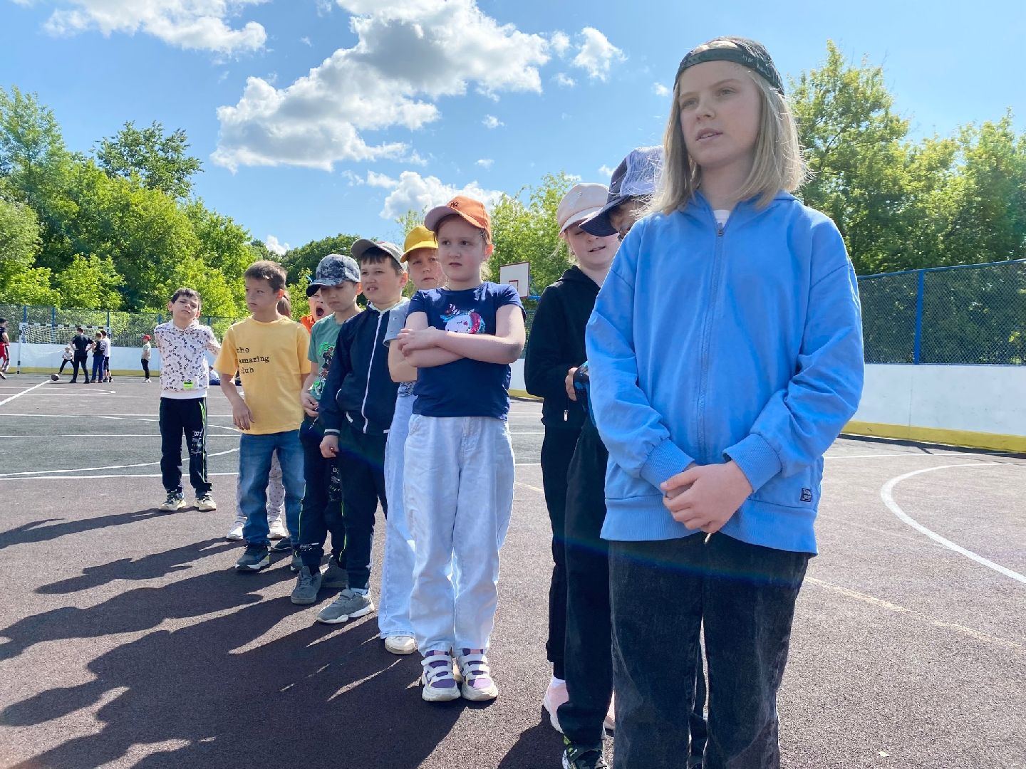 Домодедово, школьный лагерь, спортивная игра, дети, школьники