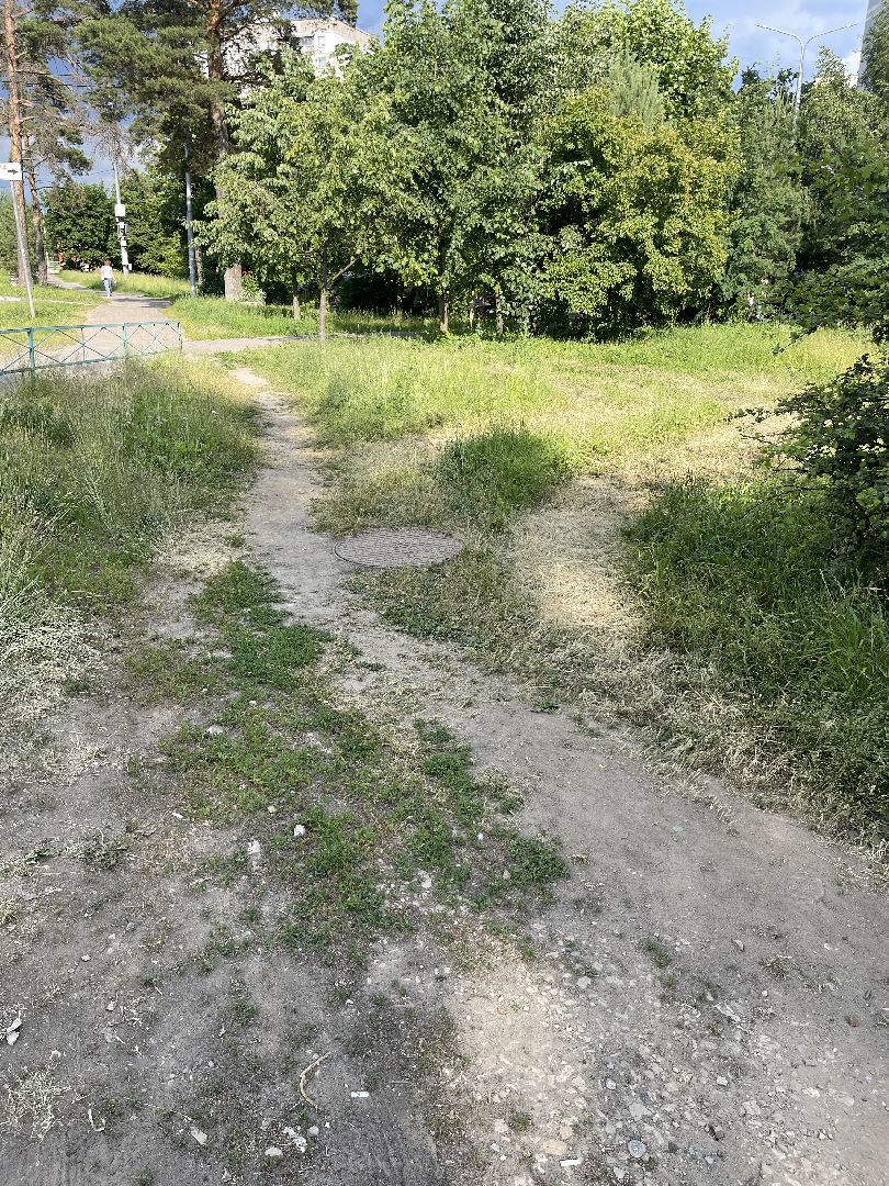 Благоустройство, Одинцово, народная тропа,