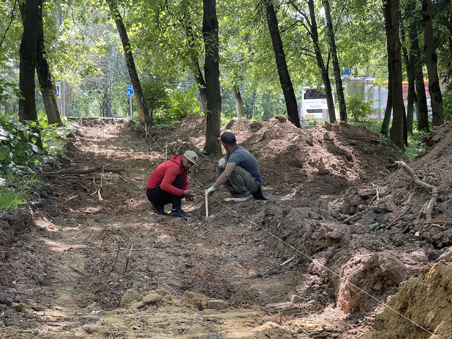 Благоустройство, народная тропа, пешком в Подмосковье, Одинцово,
