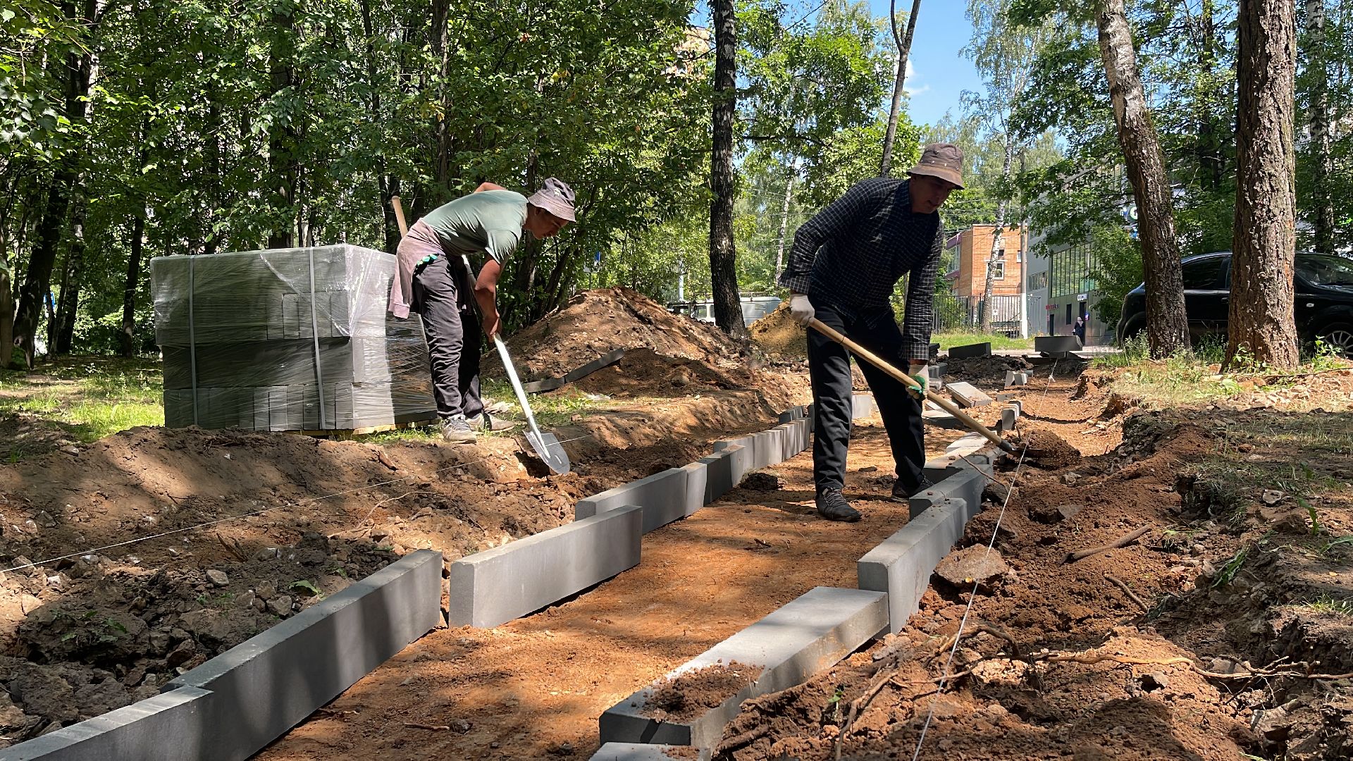 Благоустройство, народная тропа, пешком в Подмосковье, Одинцово,