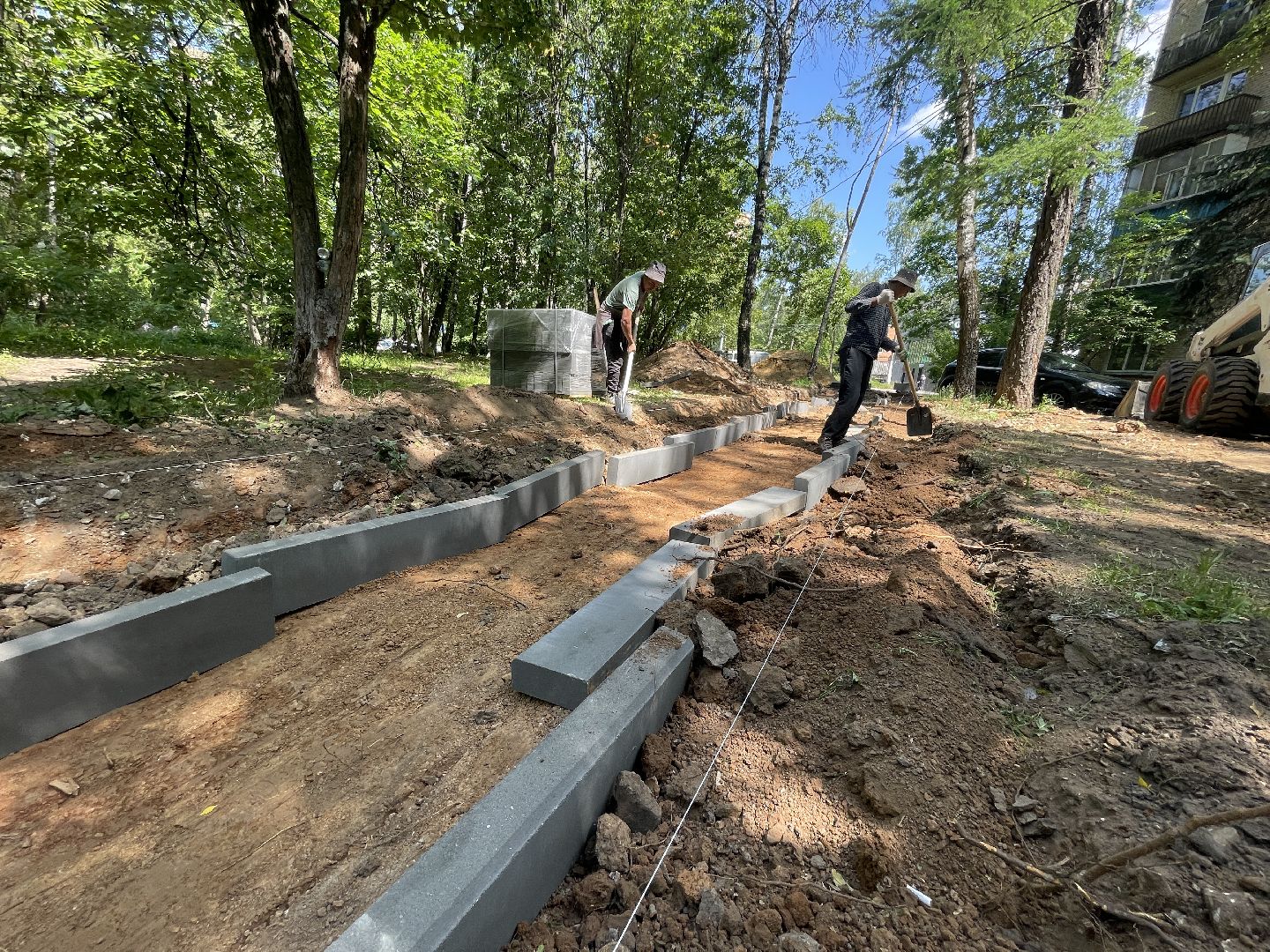 Благоустройство, народная тропа, пешком в Подмосковье, Одинцово,