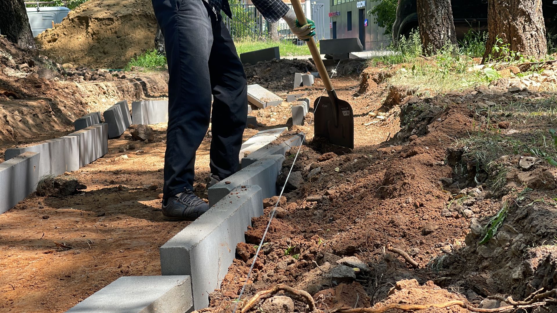 Благоустройство, народная тропа, пешком в Подмосковье, Одинцово,