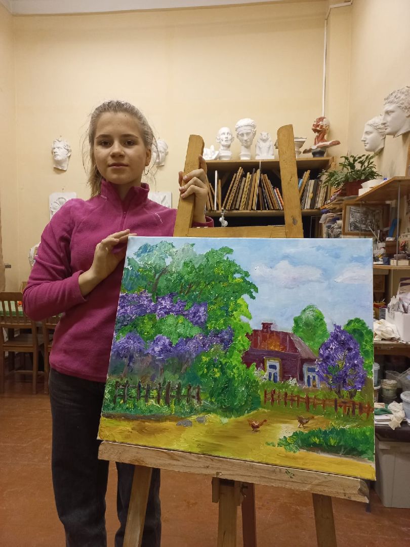 Кашира, Вера Толстова, художница, выставка, библиотека