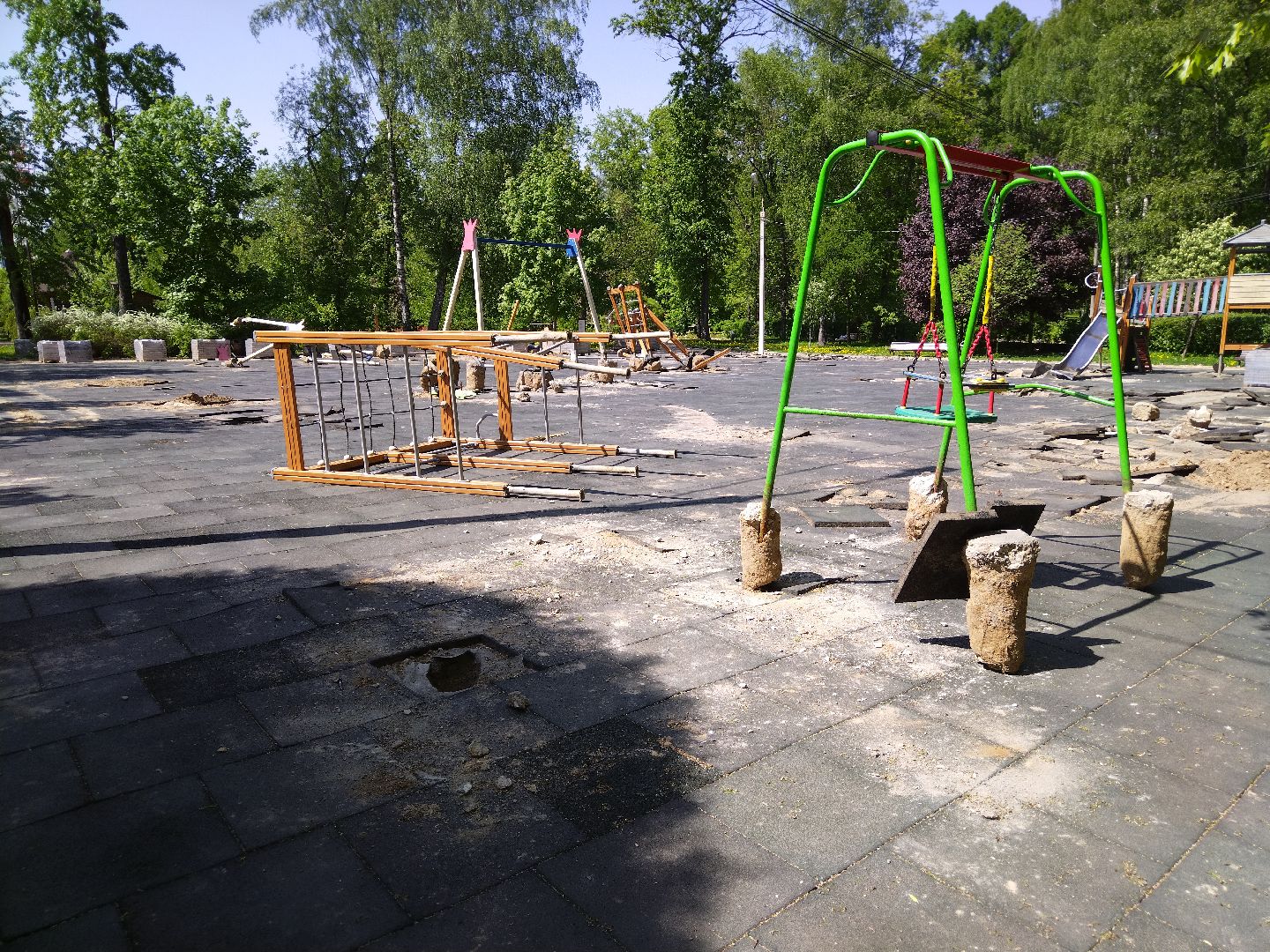 ГУСТ, Мытищи, живые изгороди, детские площадки