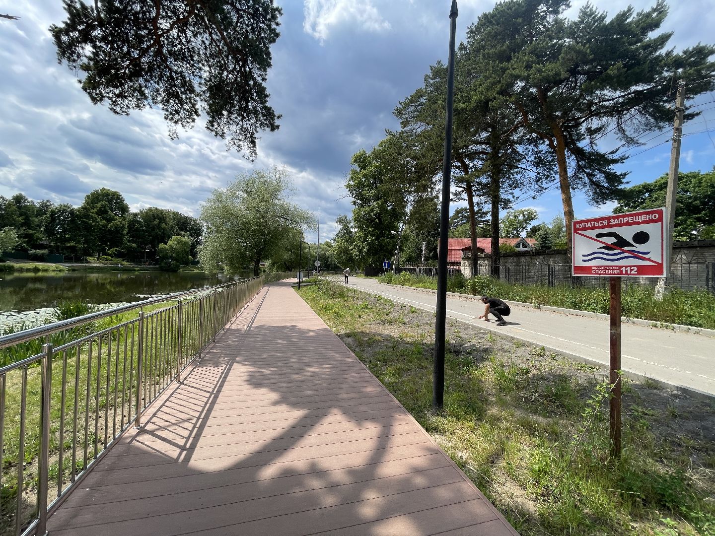 Немчиновка, Одинцово, благоустройство, велодорожка, разметка,