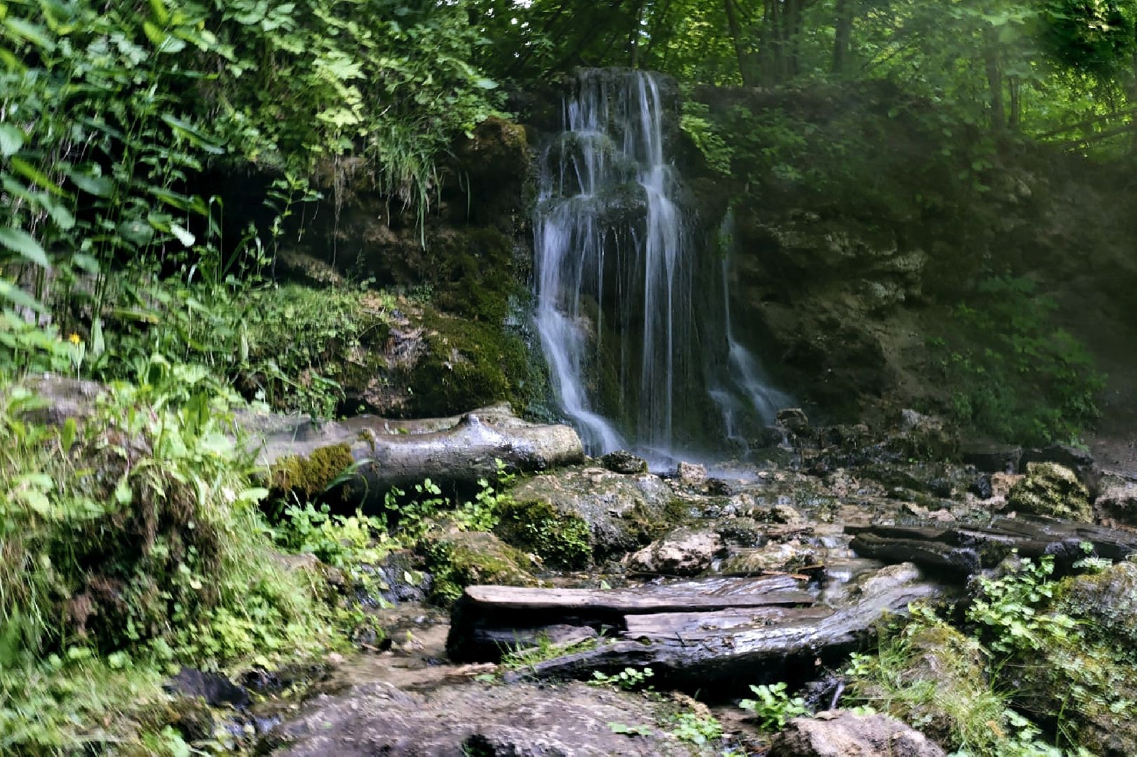 Пущино, водопад