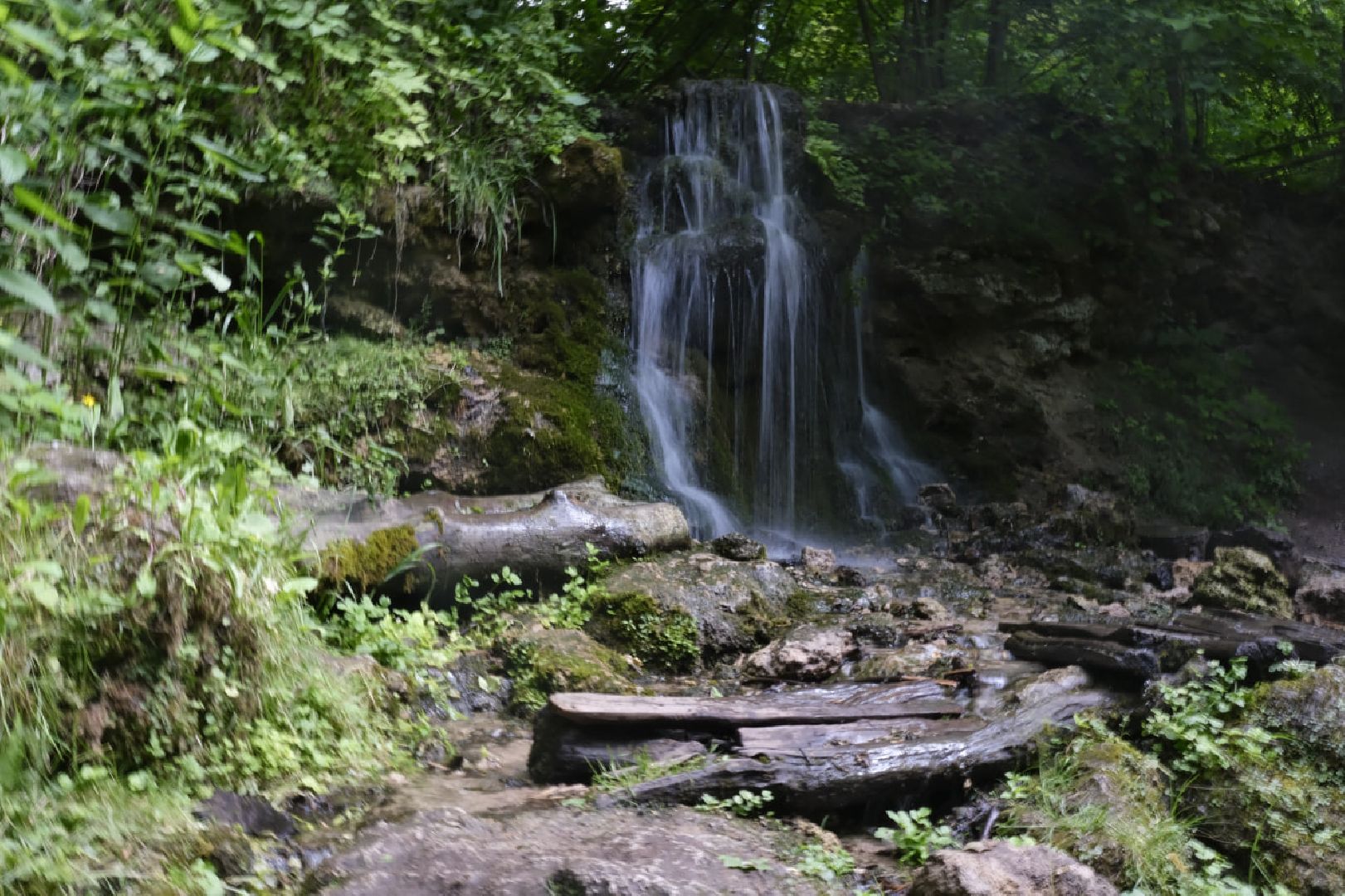 Пущино, водопад