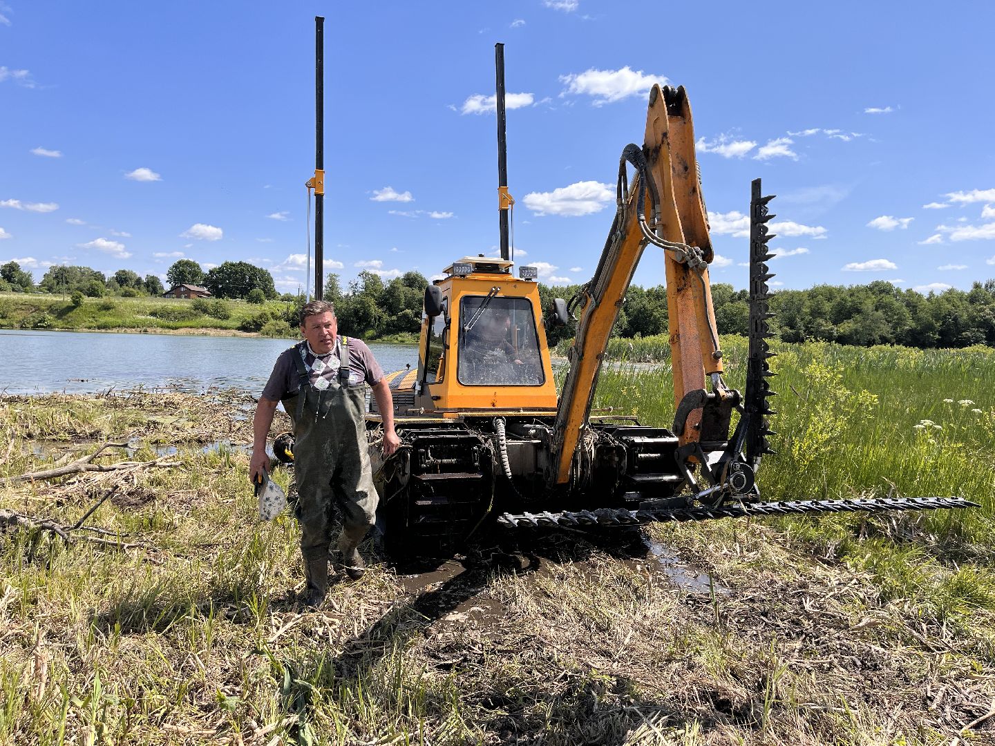 Шаховская, очистка прудов, экология