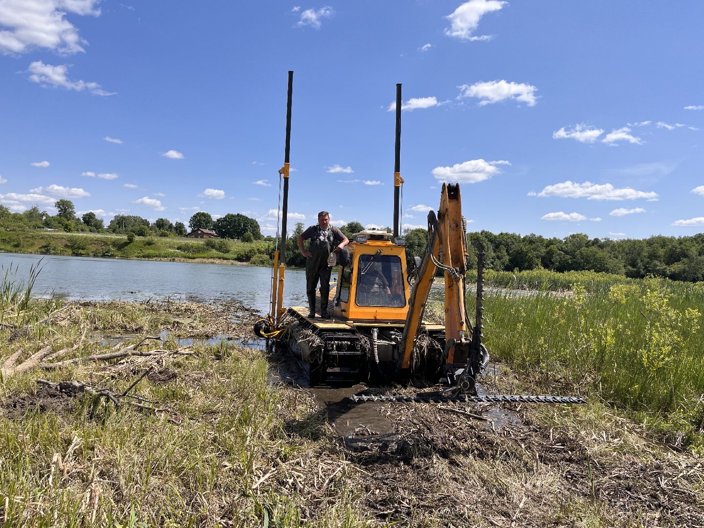 Шаховская, очистка прудов, экология