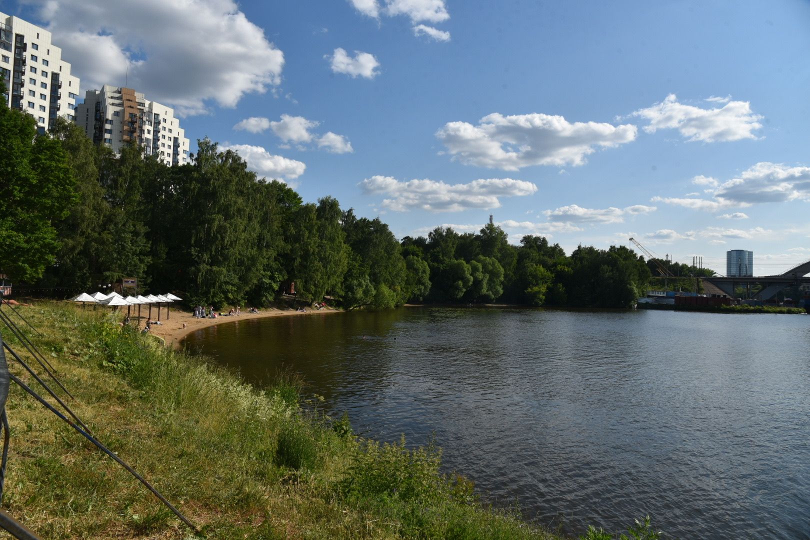 Химки, пляж, отдых