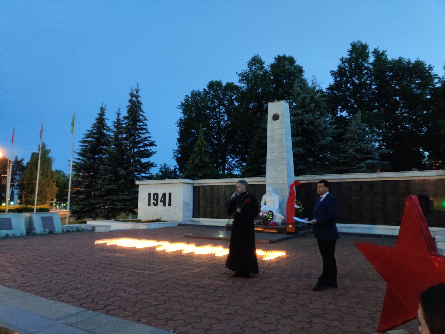 Красноармейск, Пушкинский, свеча памяти, мемориал, почётный гражданин