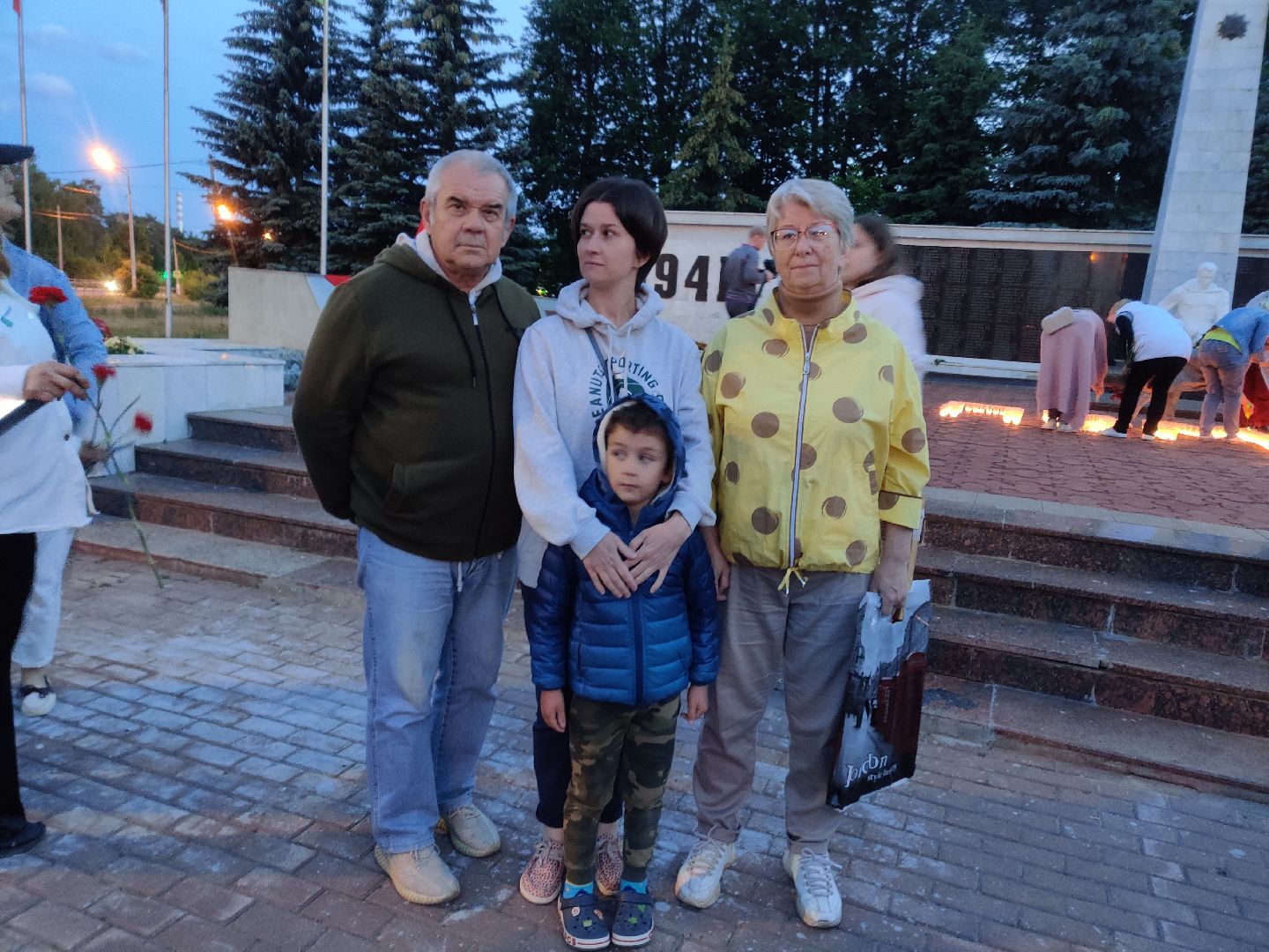 Красноармейск, Пушкинский, свеча памяти, история семьи, стихи о войне