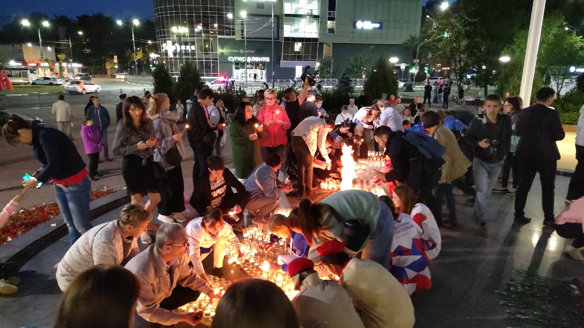 Пушкино, свеча памяти, помним