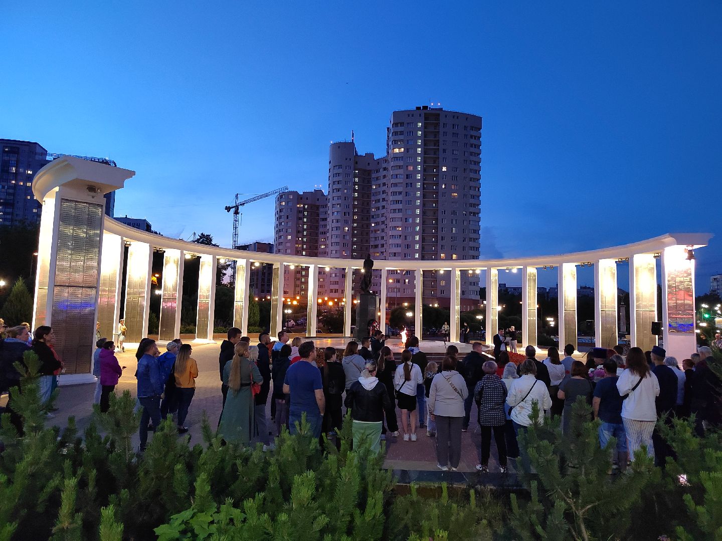 Пушкино, свеча памяти, помним