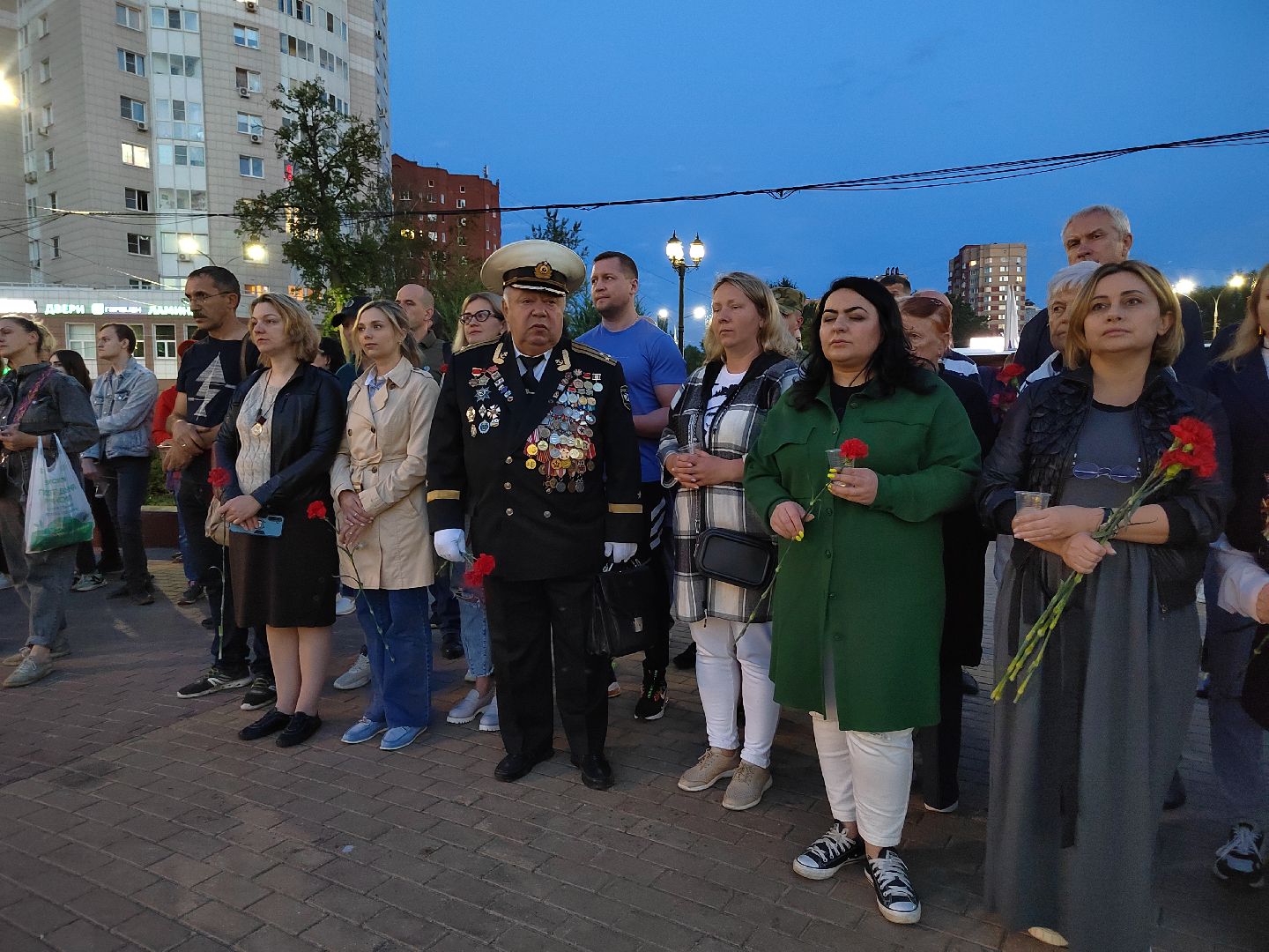 Пушкино, свеча памяти, помним