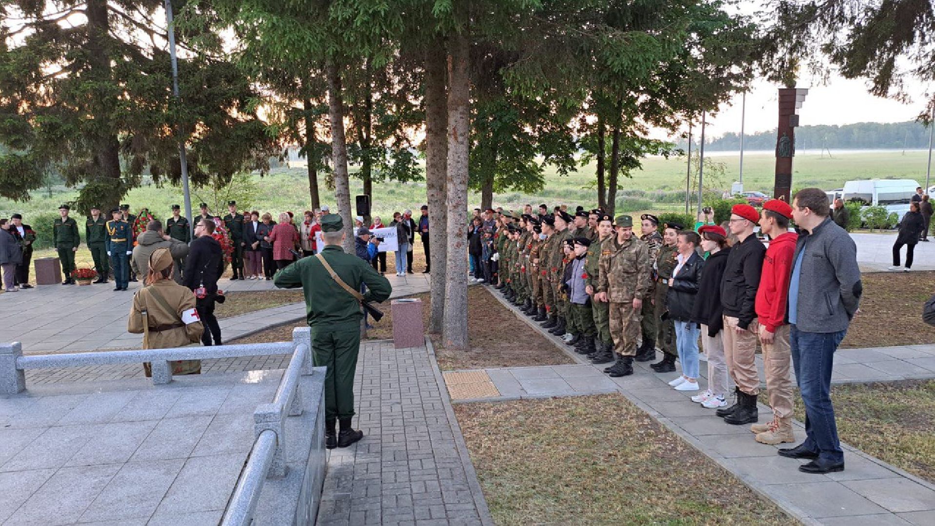 Чехов, День скорби, церемония, цветы, ВОВ, жители