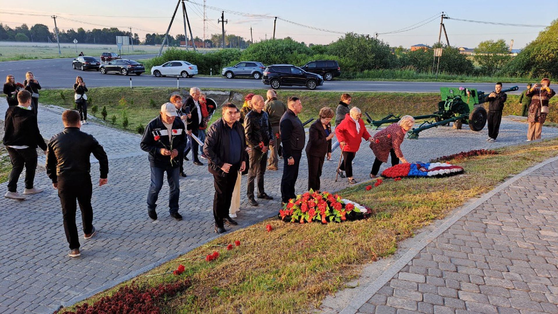 Чехов, День скорби, церемония, цветы, ВОВ, жители