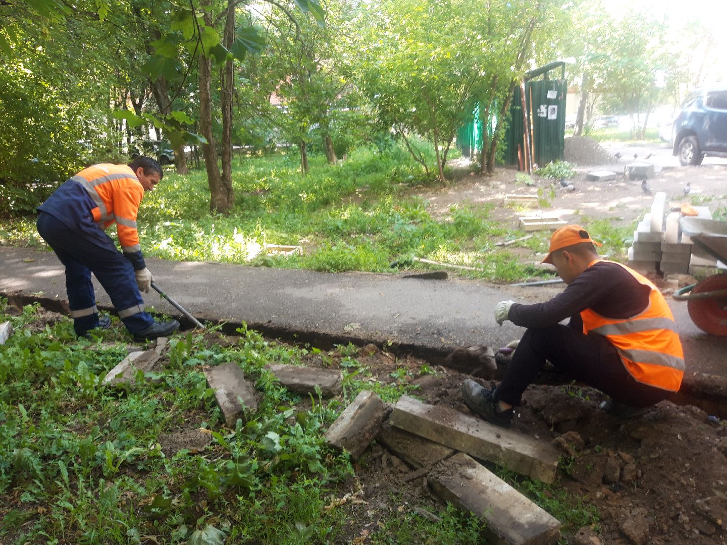 двор, доброе дело,