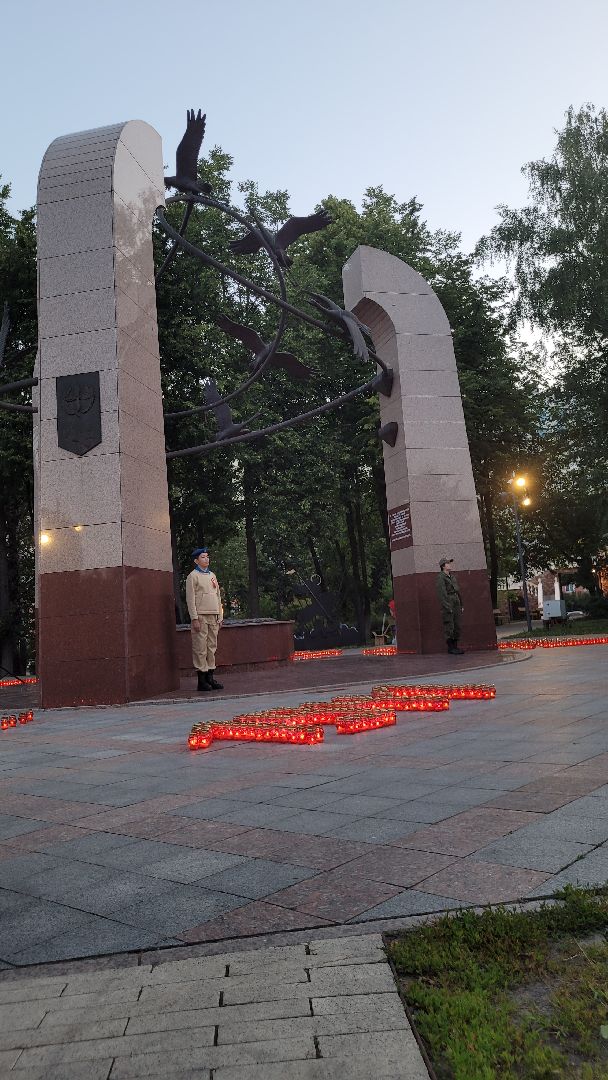 день памяти; 22 июня; возложение; видное; вечный огонь