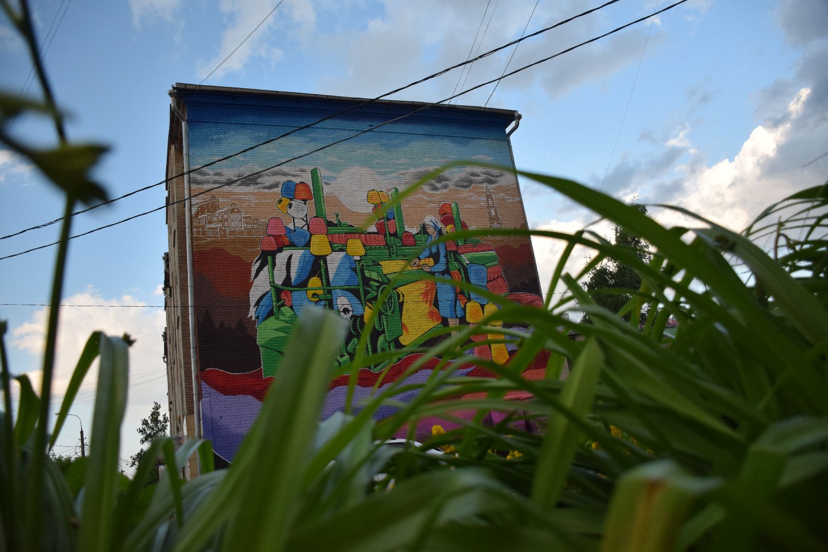 Павловский Посад, городской округ Павловский Посад, история, культура, граффити, рисунок, цвета, краски