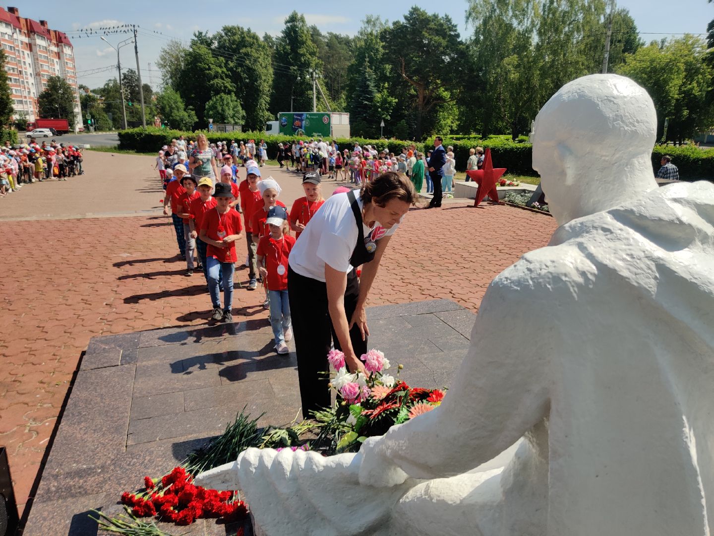 Красноармейск, Пушкинский, день памяти и скорби, минута молчания