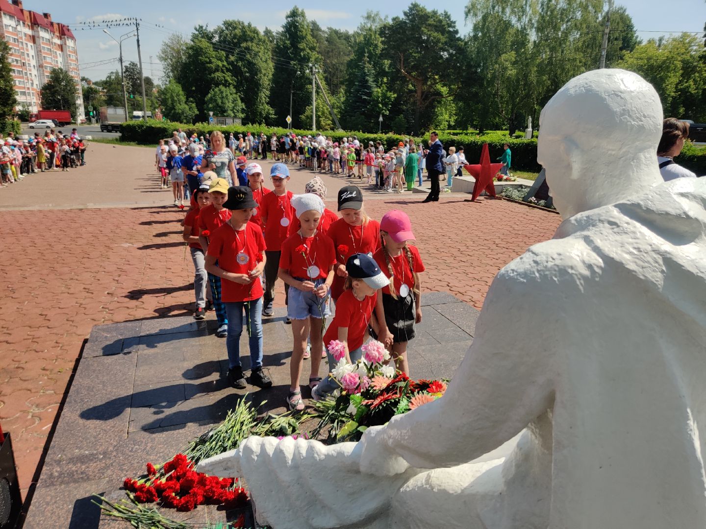 Красноармейск, Пушкинский, день памяти и скорби, минута молчания