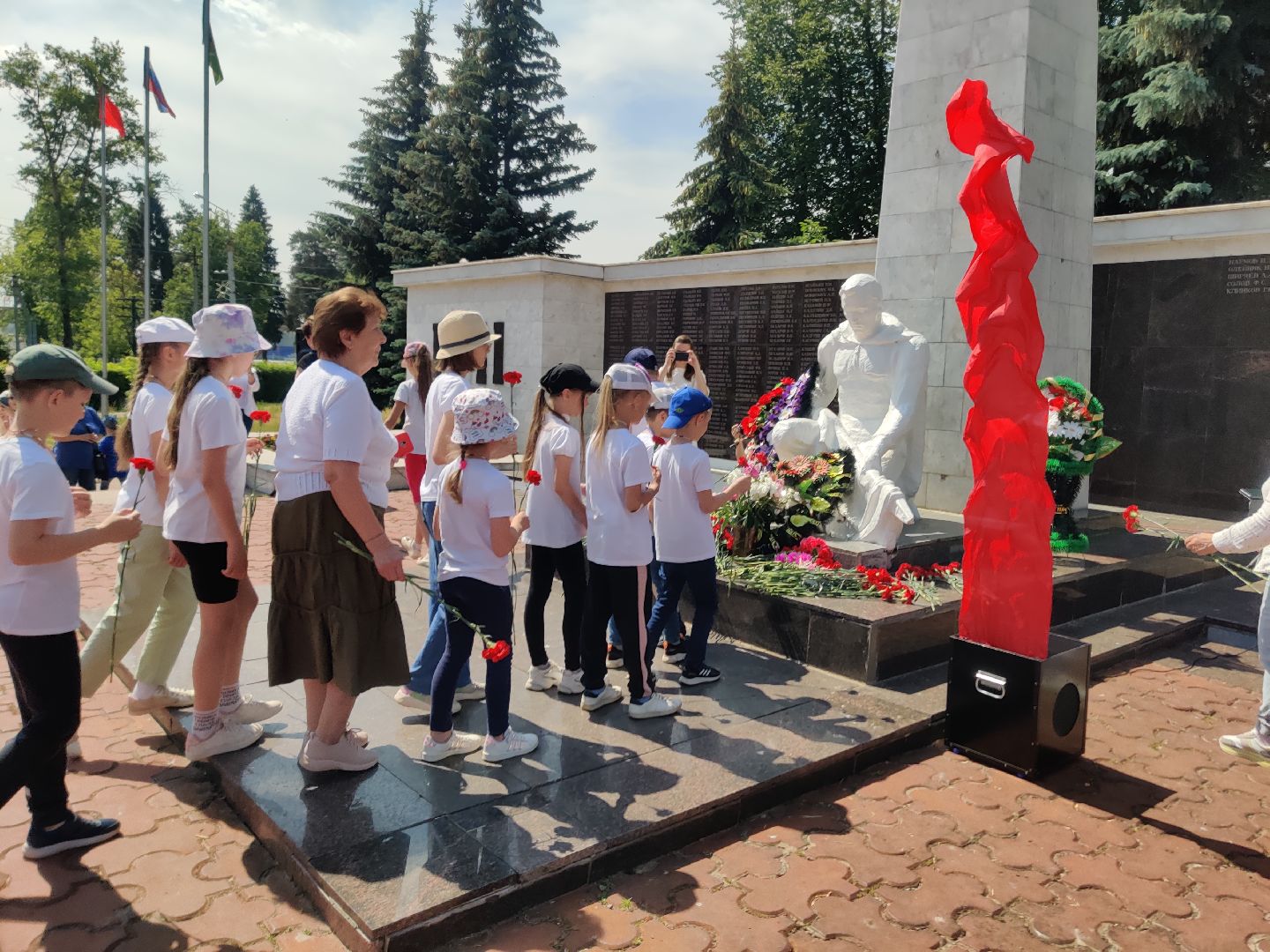 Красноармейск, Пушкинский, день памяти и скорби, минута молчания
