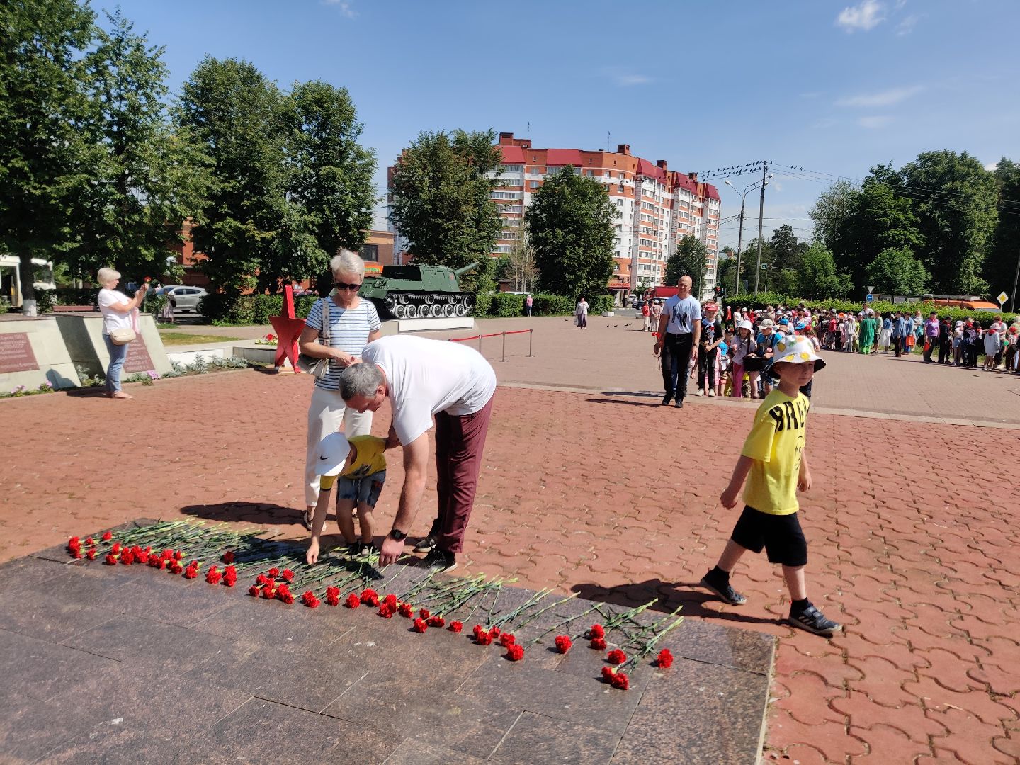 Красноармейск, Пушкинский, день памяти и скорби, минута молчания