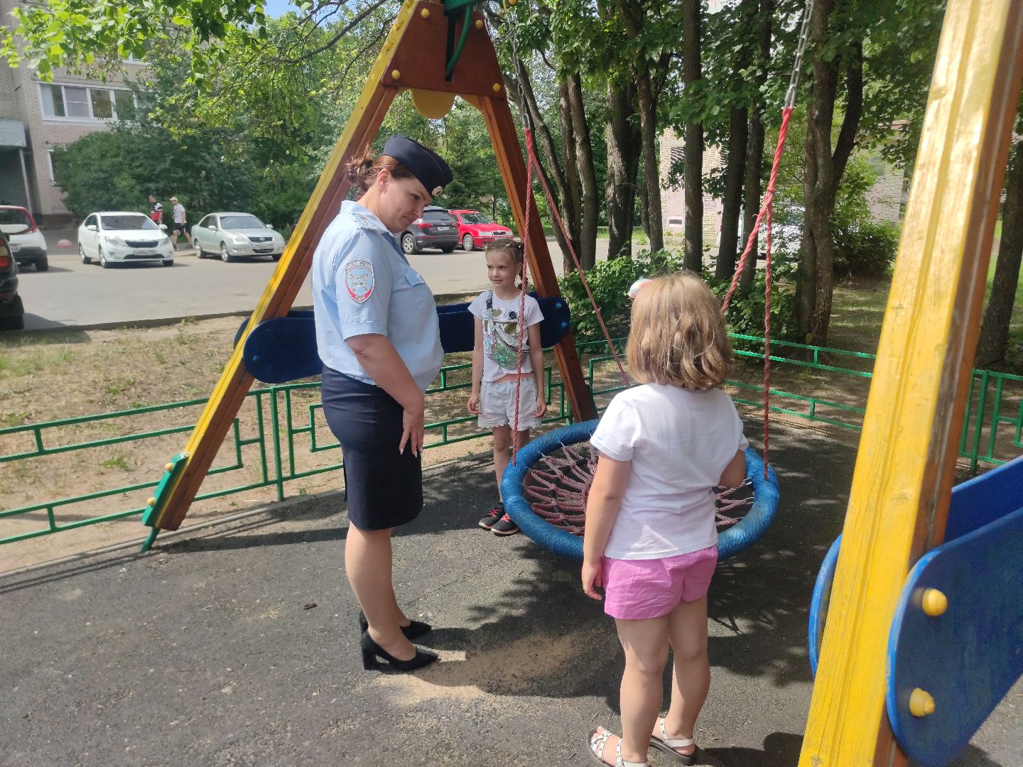 юные инспекторы дорожного движения, безопасный двор, дети, Дубна