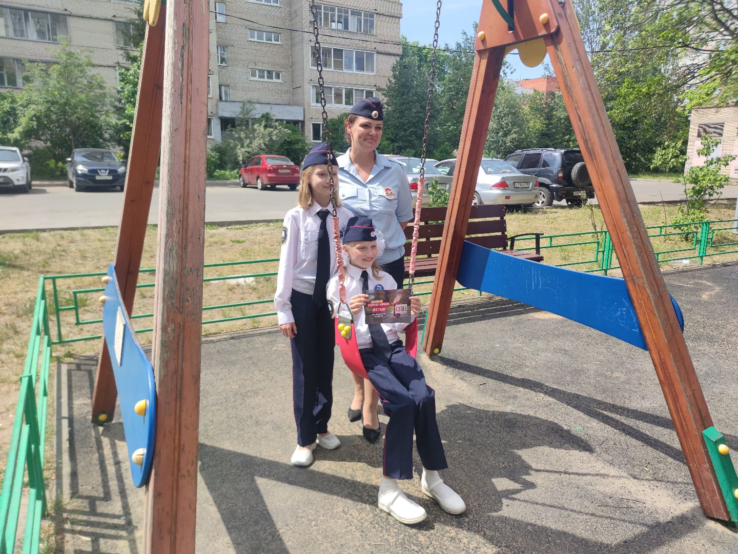 юные инспекторы дорожного движения, безопасный двор, дети, Дубна