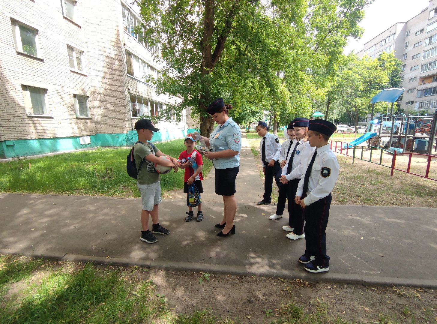 юные инспекторы дорожного движения, безопасный двор, дети, Дубна