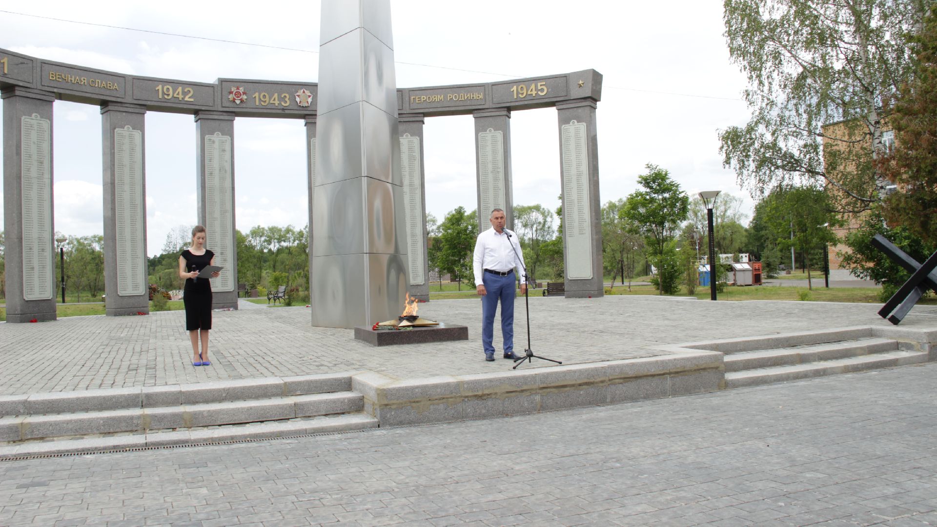 #Деньпамятиискорби#Рошаль#митинг#минутамолчания