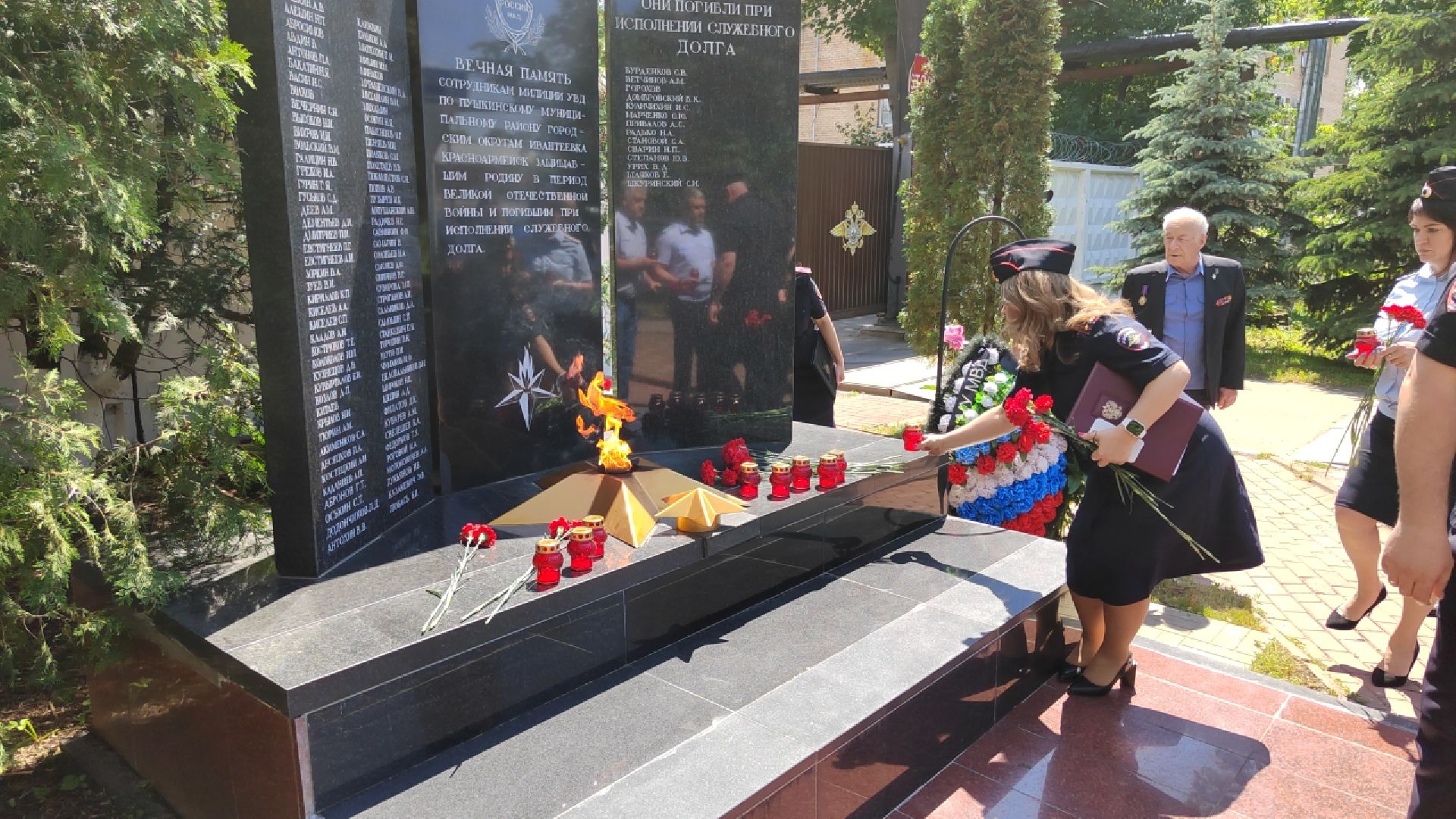 Пушкино, день памяти и скорби, Полиция, МВД России,