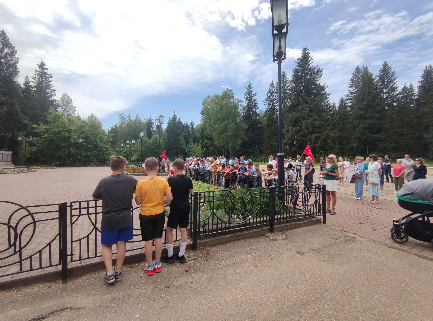 митинг, День памяти и скорби, дети, ветераны, Дубна